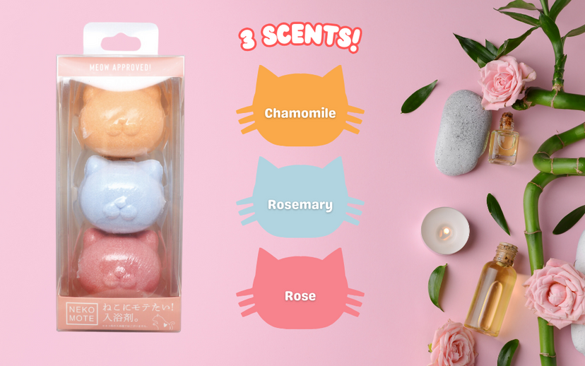 NekoMote Bath Ball Gift Set O1