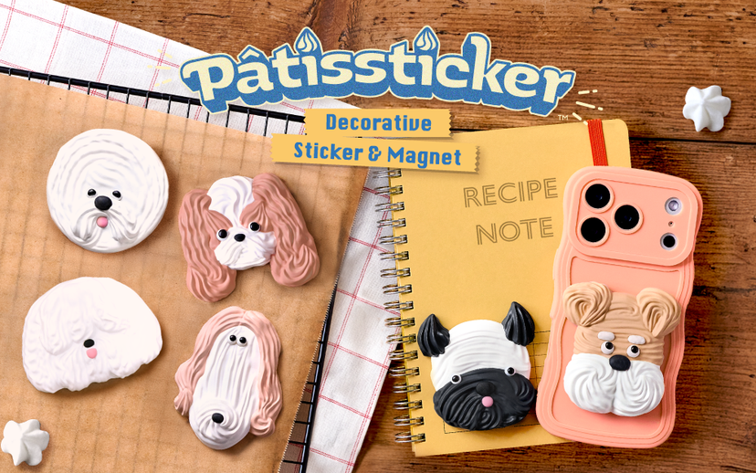 Pâtissticker Meringue Dogs Series M4